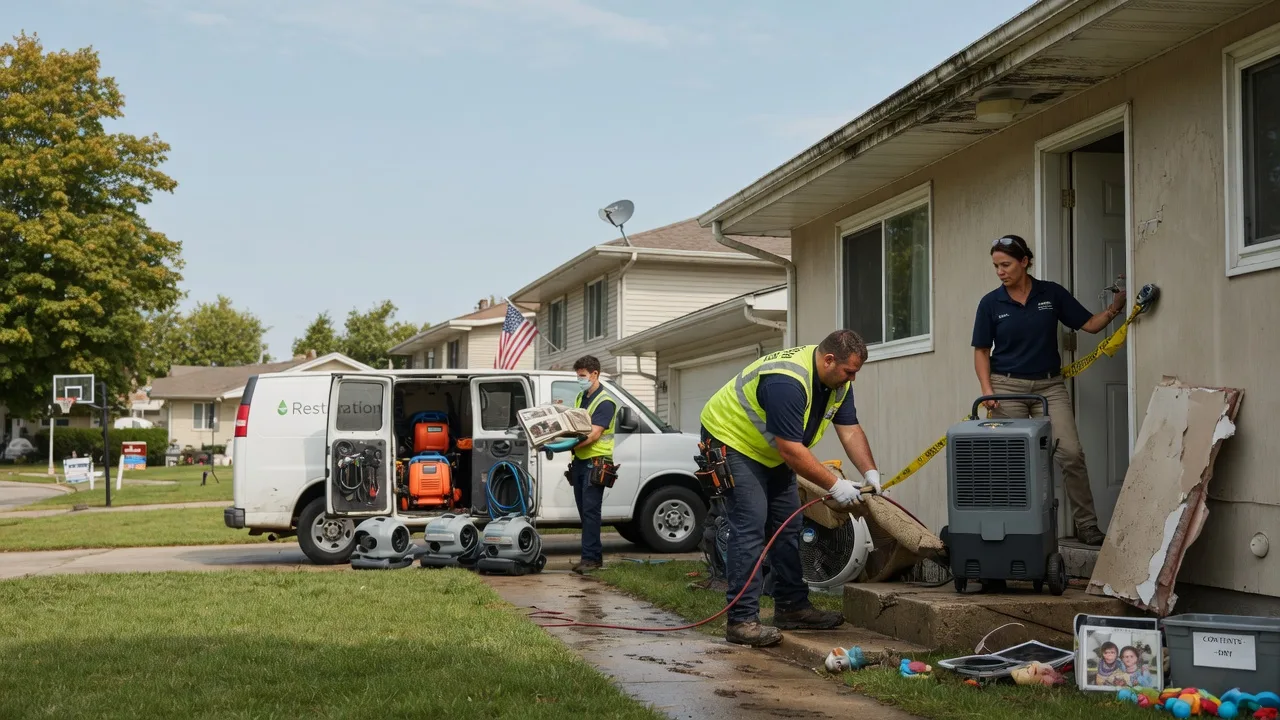 Water Damage Restoration in La Porte City, IA near me